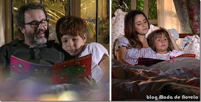 moda da novela a vida da gente - livro infantil o livro da fam&iacute;lia