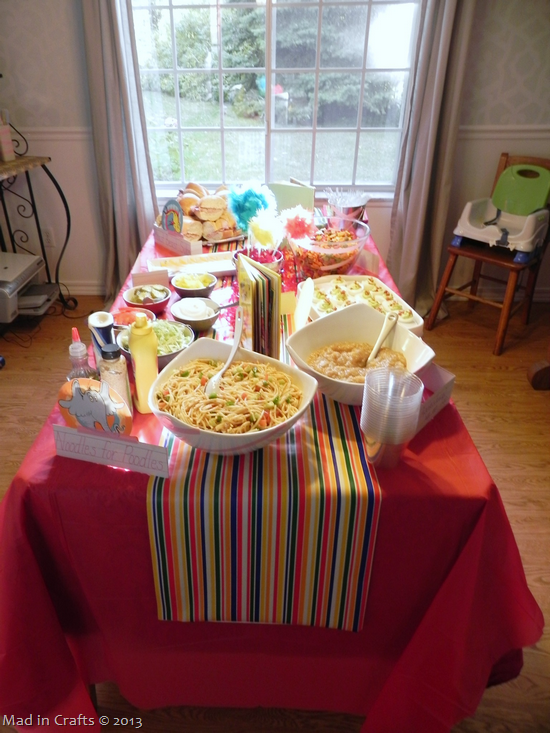 food table food table