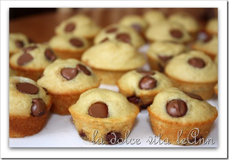 Mini Maple Chocolate Chip Pancake Muffins