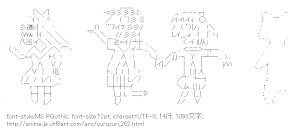 [AA]ごらく部：ゆるゆりED 《ちなつ画Ver》 （ゆるゆり）