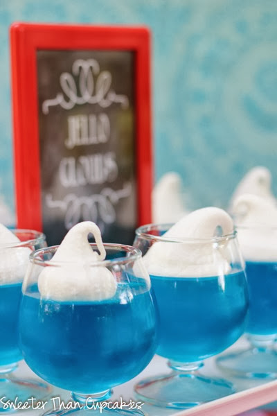 Mary Poppins Jello Clouds