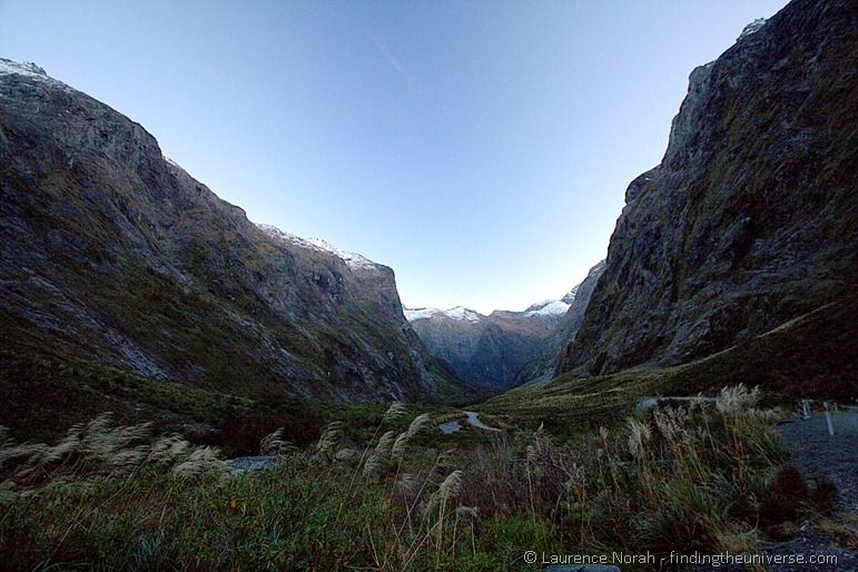 Road to milford through mountain passes Road to milford through mountain passes