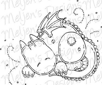 Meljens Designs Cuddle Dragon Meljens Designs Cuddle Dragon