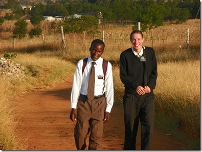 True missionary transport - Elder Ssenyonga & Elder Fisher - Gege