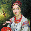 Василий Тропинин Девушка украинка в пейзаже. 1820-е гг.jpg