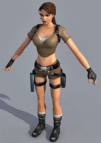Lara 3d object