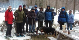 Snowshoeing with Zena in Taconic State Park