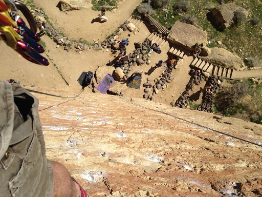 Top of a 5.10a