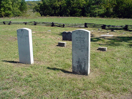 The Boone Family cemetary. (Photo courtesy Missouri State Parks)