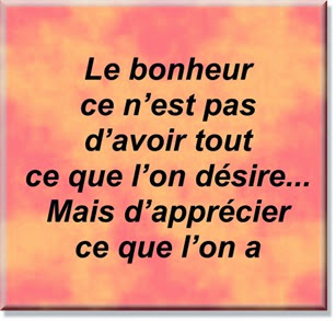 bonheur