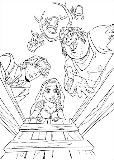 Dibujos para colorear de rapunzel de bebé - Imagui