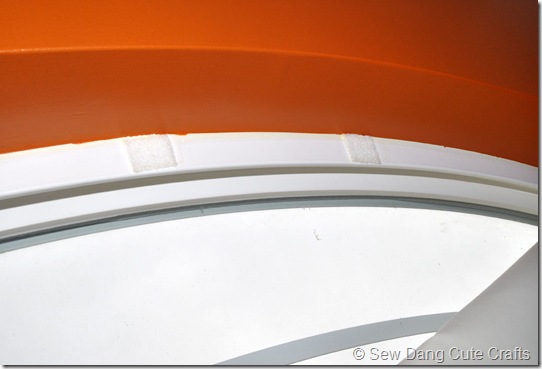 Velcro-on-window-frame