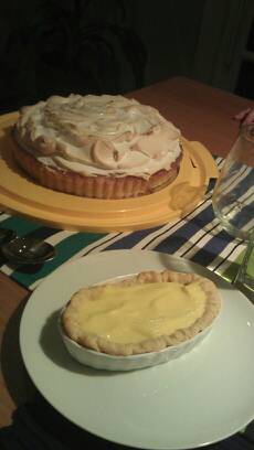 Claudia made me my own key lime pie. so nice and so delicious