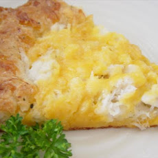 Cheddar Cheese Crab Bake