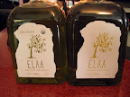 Maria brought delicious Greek olive oil for us to sample.