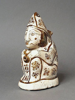 Pitcher Iran Pitcher, late 12th century Ceramic; Vessel, Fritware, overglaze luster-painted, 8 1/2 x 5 in. (21.59 x 12.7 cm) The Nasli M. Heeramaneck Collection, gift of Joan Palevsky (M.73.5.361) Art of the Middle East: Islamic Department.