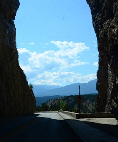 the road opens out to the Columbia Valley