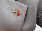 Wow!  You proudly display the Marine insignia on your lapel.  You look so dignified and handsome in your Marine uniform on Martha's blog today.