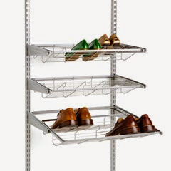 rubbermaid shoe shelf