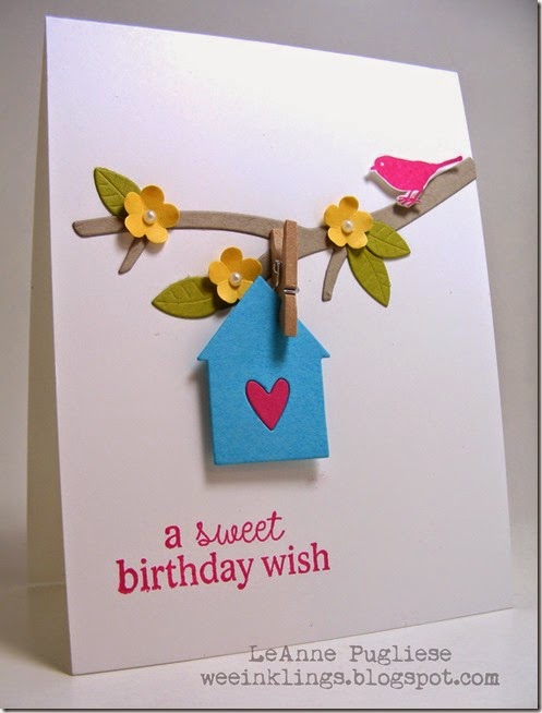 LeAnne Pugliese WeeInklings ColourQ242 Sweet Birthday Wish