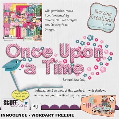 Mommy Me Time Scrapper - Innocence - Wordart preview