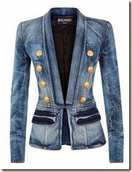 Balmain Denim Blazer Balmain Denim Blazer