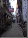 Varanasi Gasse am Morgen