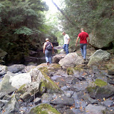 Rachel, Chris and Justin exploring Shohola Falls
