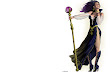 Wiccan Girl With Staff