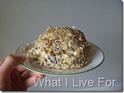 Chocolate Chip Cheese Ball @ whatilivefor.net