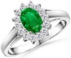 Oval-Emerald-and-Diamond-Ring-in-14k-White-Gold