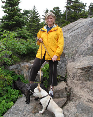 And don't just take it from me. Martha herself knows the value of a brisk hike, and how much more fun it can be with four-legged friends.