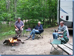 7172 Restoule Provincial Park - Kettle Point Campground - Peter, Janette & Bill @ Peter and Janette's campsite #494