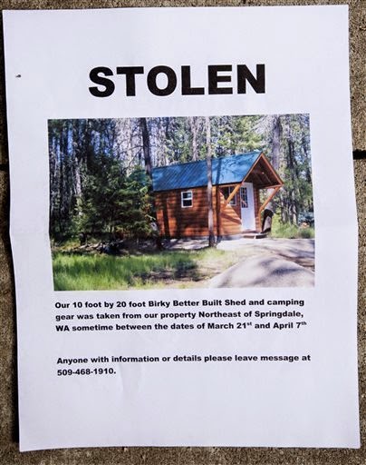 TNT stolen cabin