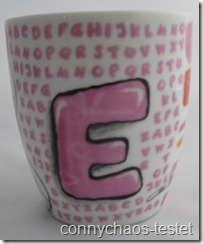 Diddlina Buchstaben Tasse