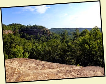 15 - View Lookout Point on Laurel Ridege from Top of Natural Bridge