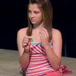 The Shallow End, by Wendy MacLeod. Directed by Meghan McCarthy (part of Boys & Girls). May 16 - June 15, 2008. (l to r) Zoe Levin. Photo Credit: Brian McConkey.