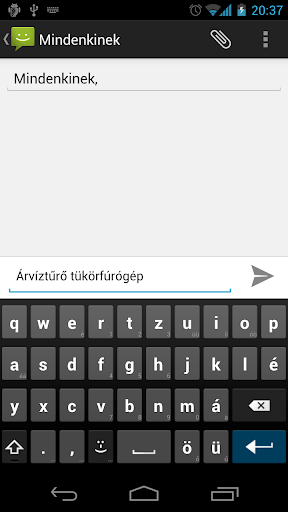 Magyar AnySoftKeyboard