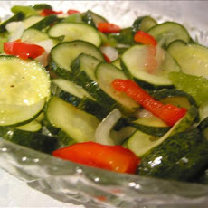 Crisp Cucumber Freezer Pickles