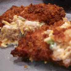 Pimiento Cheese-Stuffed Fried Chicken