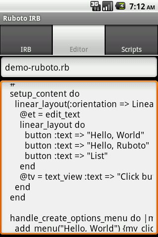 【免費工具App】Ruboto IRB (Ruby on Android)-APP點子