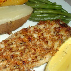 Tilapia With Onion Crust