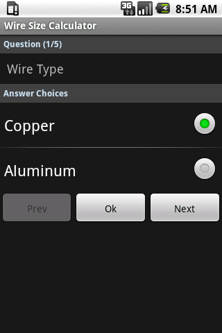 Wire Size Calculator