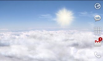 Screenshot of Blue Skies Free Live Wallpaper