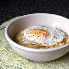 Bacon, Egg and Leek Risotto