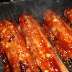 Beef Sausages With Smoky BBQ Glaze