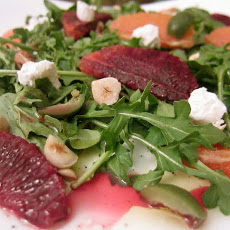 Blood Orange, Olive, and Arugula Salad