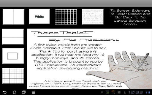 Trace Tablet