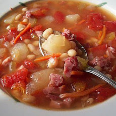 Kathy's Ham and Bean Soup