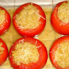 Baked Tomatoes Stuffed With Orzo